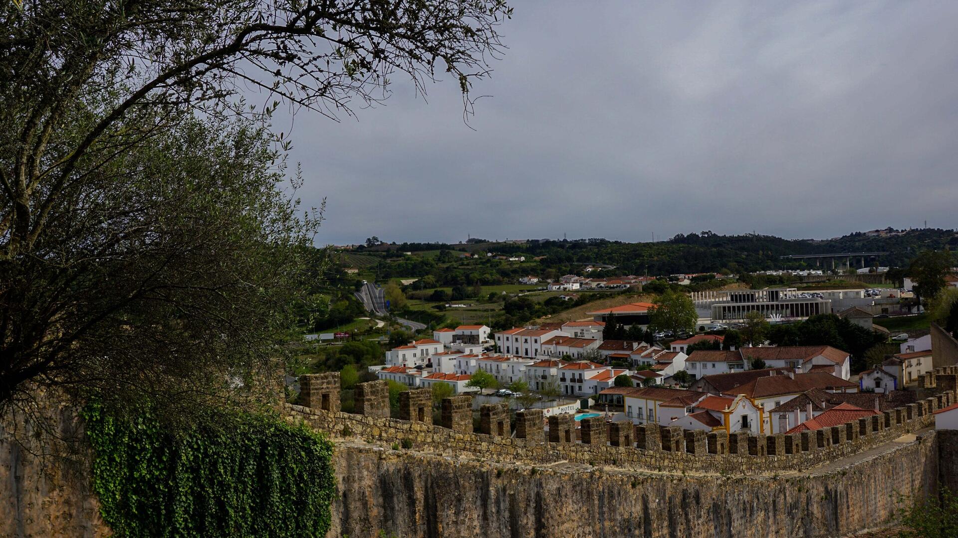 Vista da Muralha de Óbidos