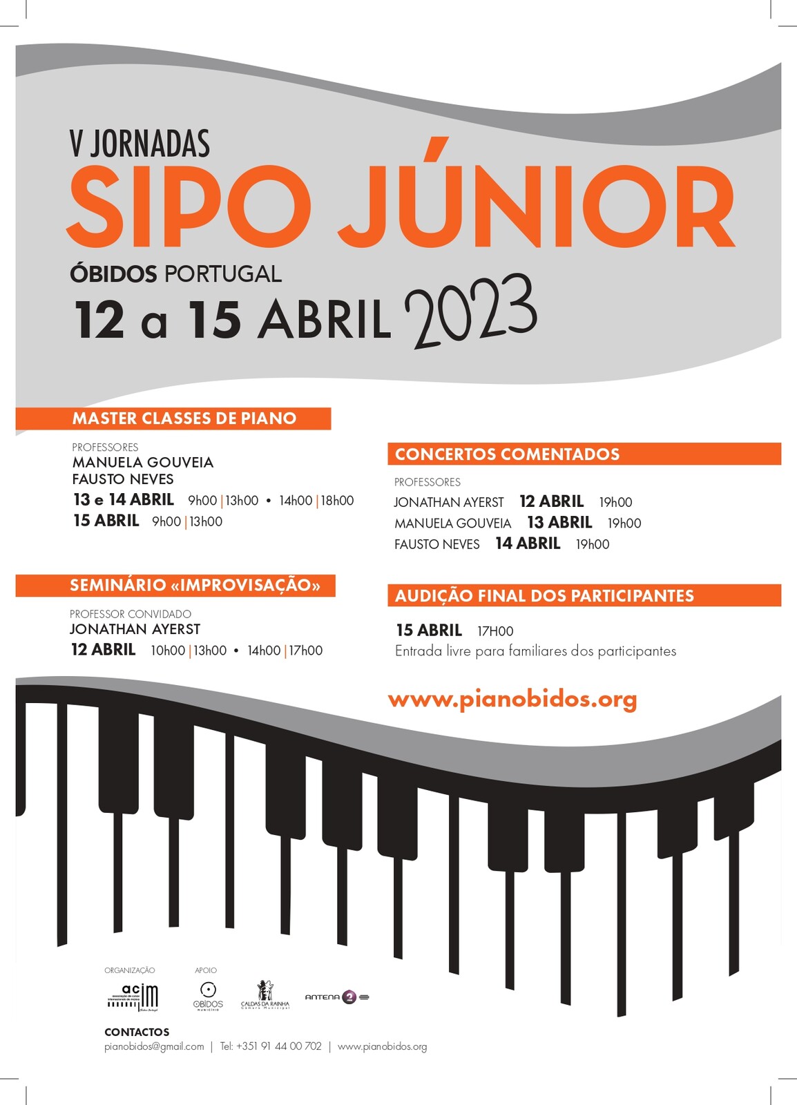 SIPO - Semana Internacional do Piano 2023 - Júnior