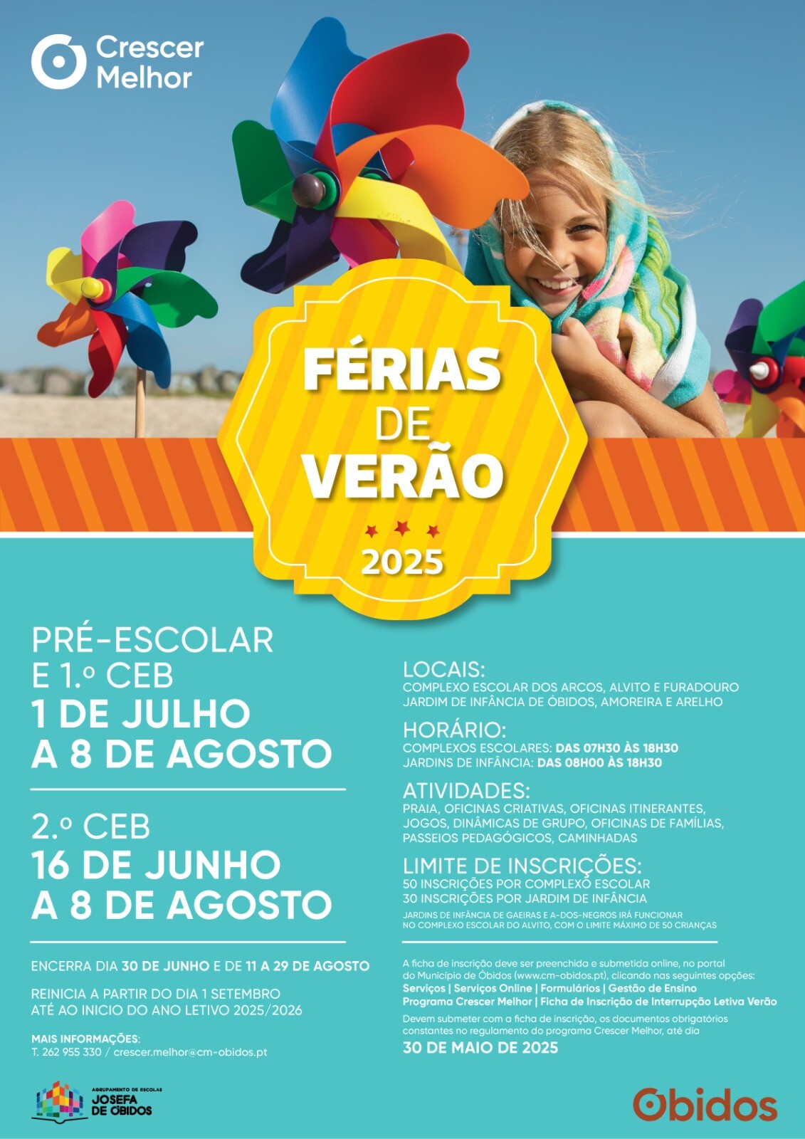Férias de Verão - Crescer melhor