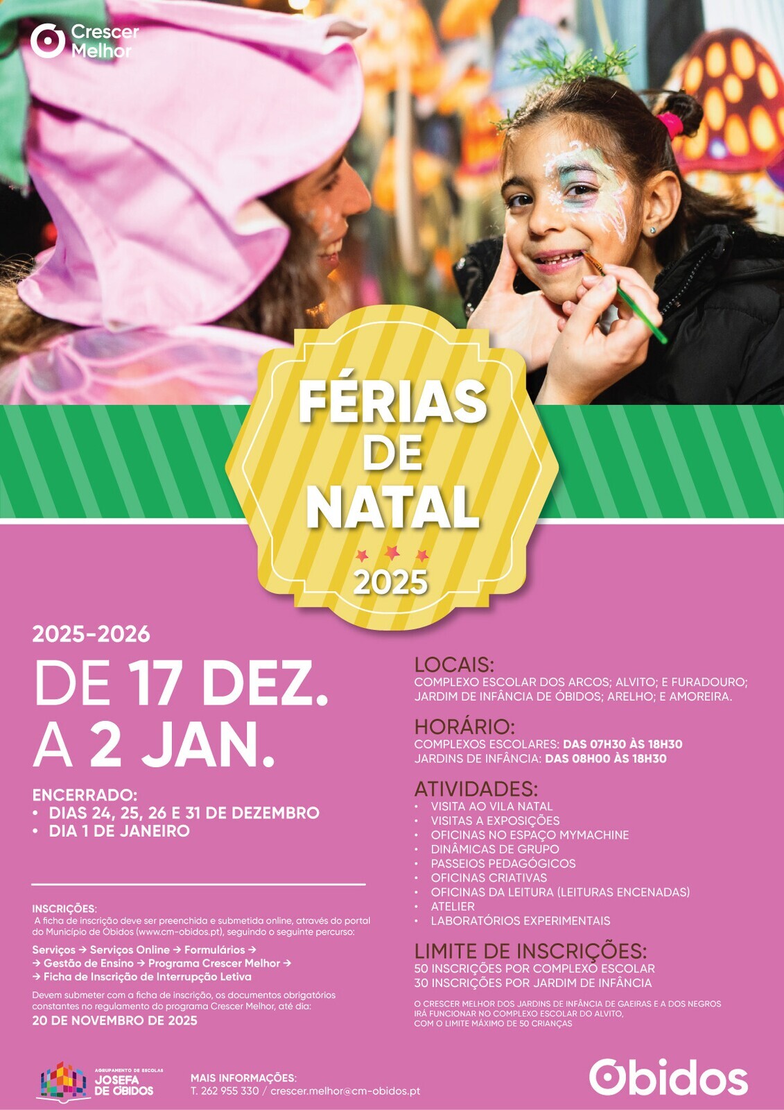 Férias de Natal - Crescer Melhor