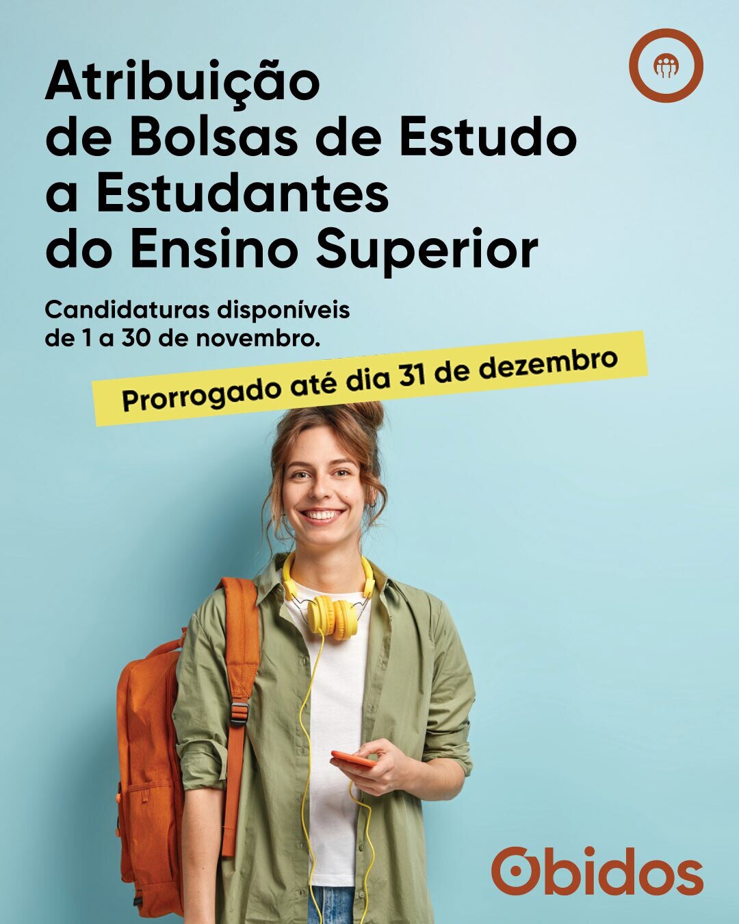 Candidaturas para atribuição de Bolsas de Estudo a estudantes do ensino superior
