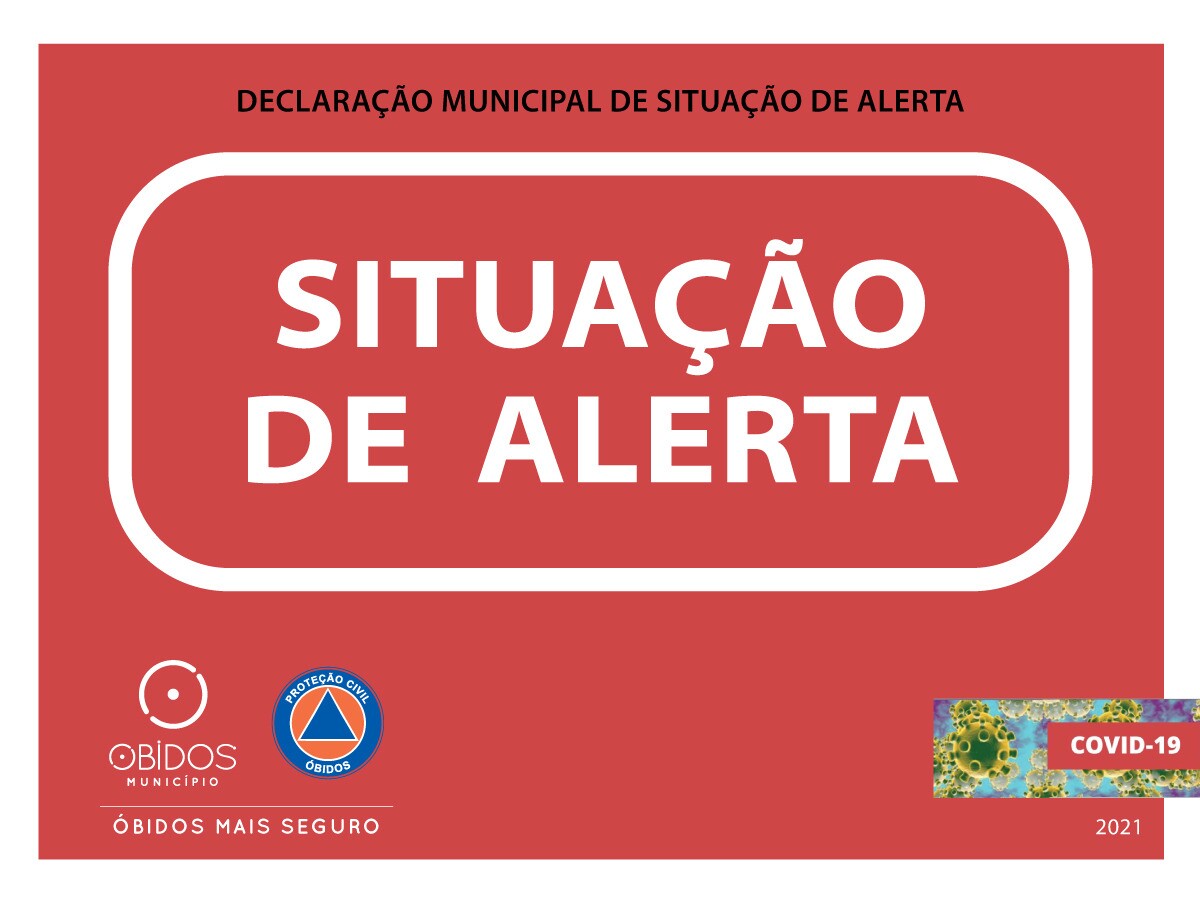 Óbidos reforça Situação de Alerta até 31 de Janeiro de 2021