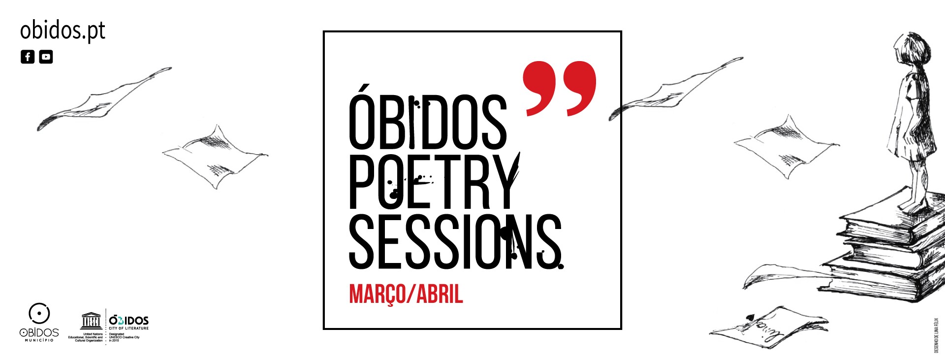 Poesia em Óbidos durante os meses de Março e Abril
