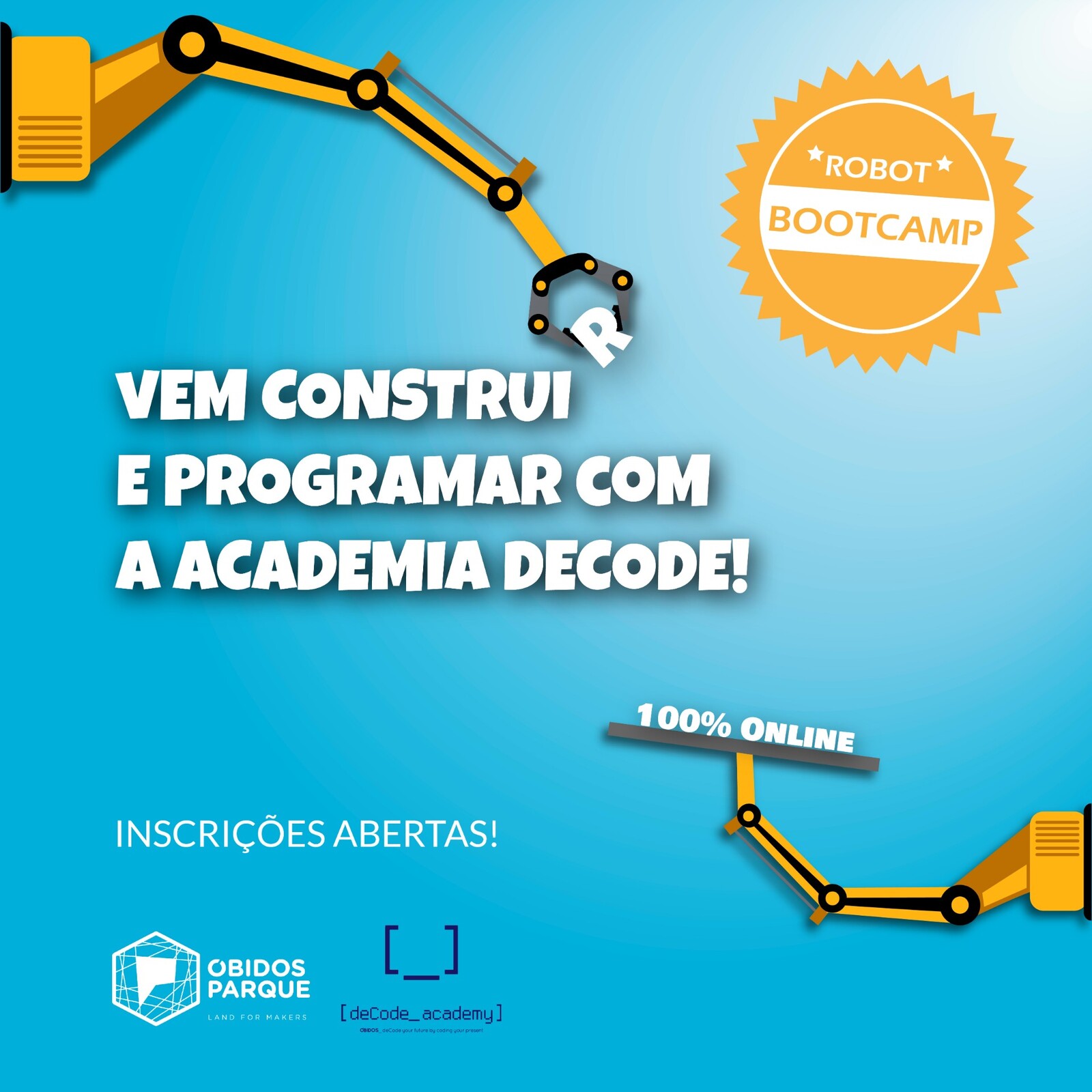 Academia deCode lança Robot Bootcamp