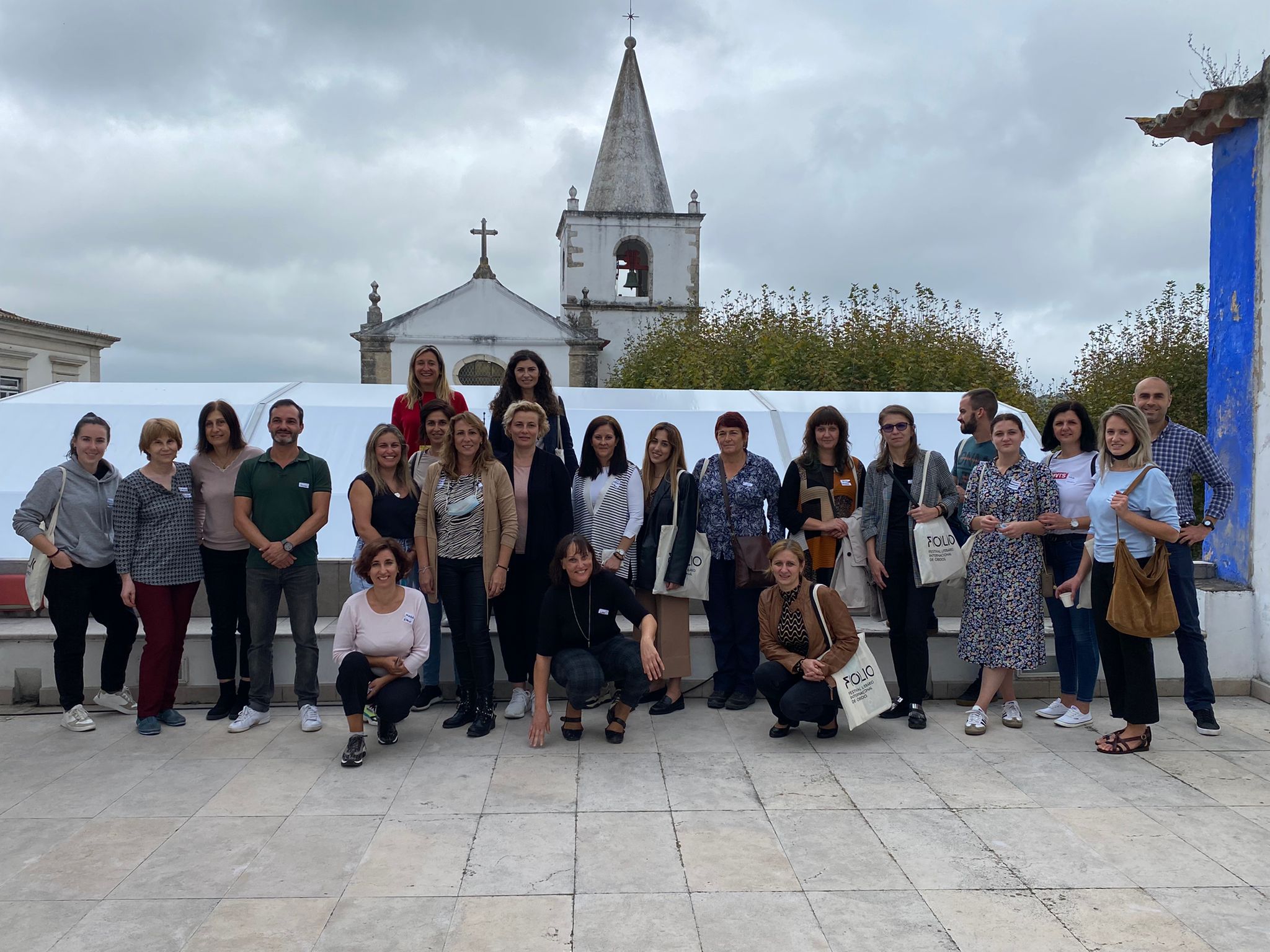 Óbidos recebeu visita dos parceiros da rede Erasmus+