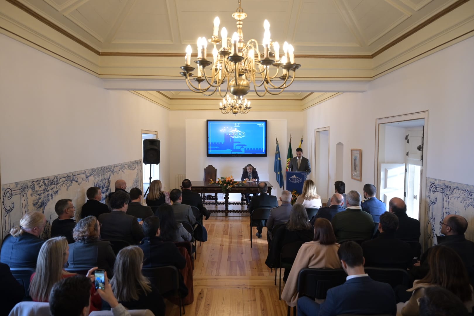 Discurso do presidente da Câmara Municipal de Óbidos - Filipe Daniel