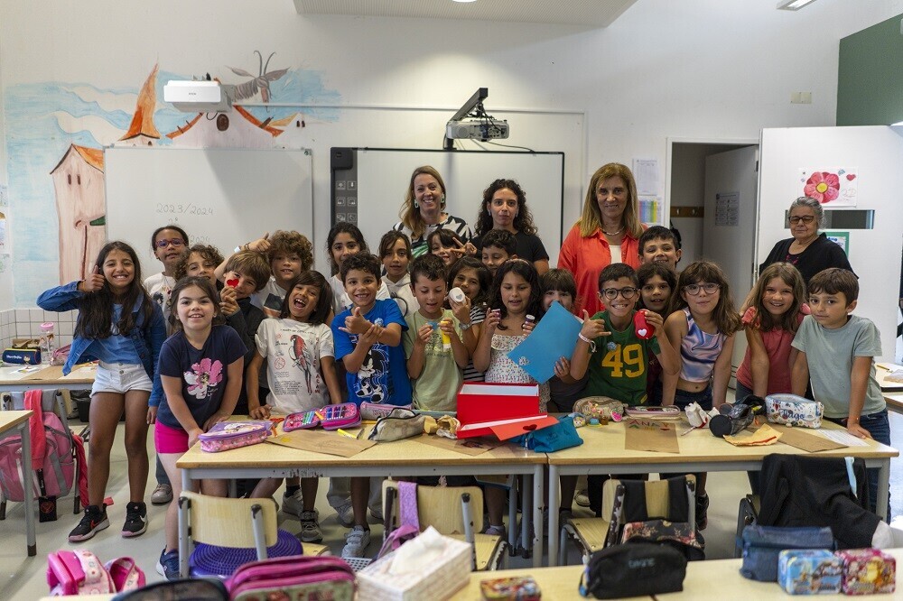 Alunos do Alvito idealizam "Máquina de Fazer Corações" para espalhar amor e empatia
