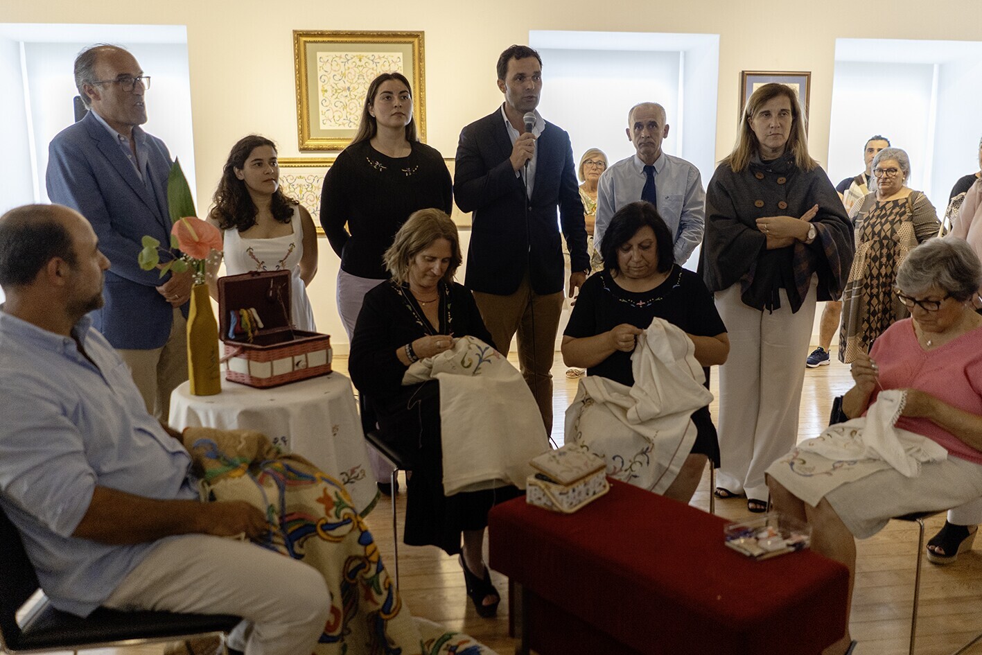 Filipe Daniel, presidente do município, sobre Bordados de Óbidos: "Esta é, sem dúvida, uma tradiç...