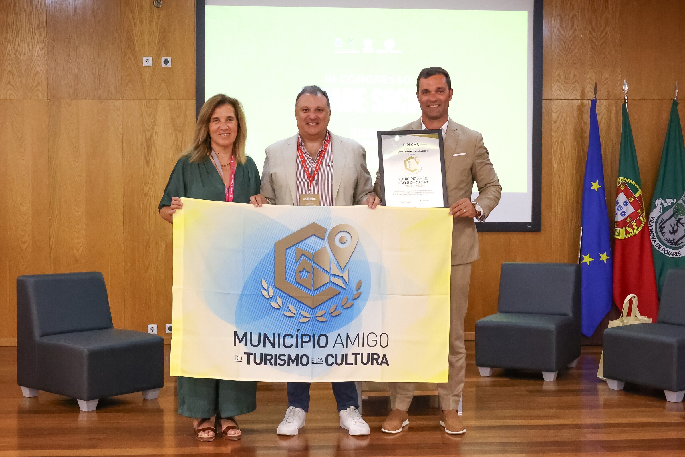 Município de Óbidos recolhe cinco prémios no Congresso da Cidade Social