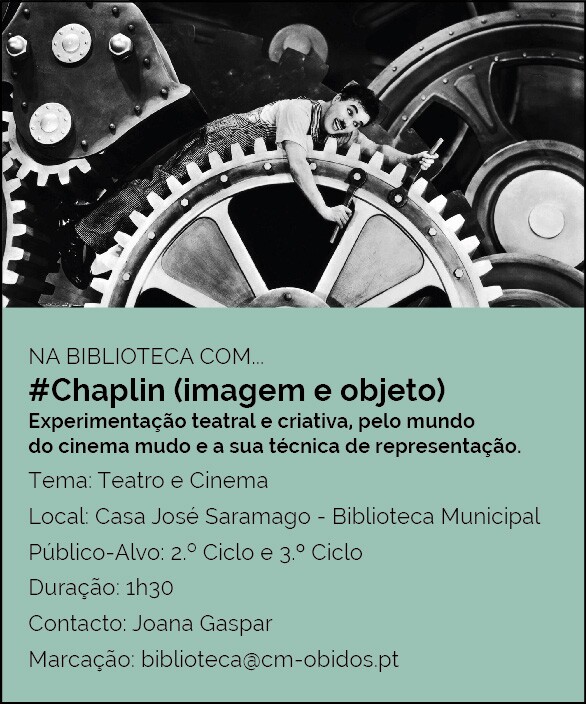 Na Biblioteca com #Chaplin