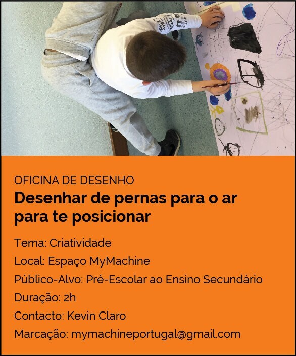 Desenhar de pernas para o ar para te posicionar