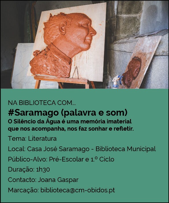 Na biblioteca com Saramago