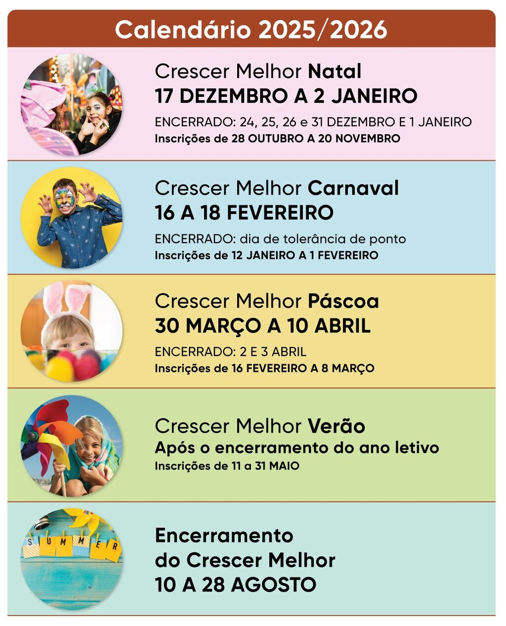 Calendário Crescer Melhor - Natal 2025